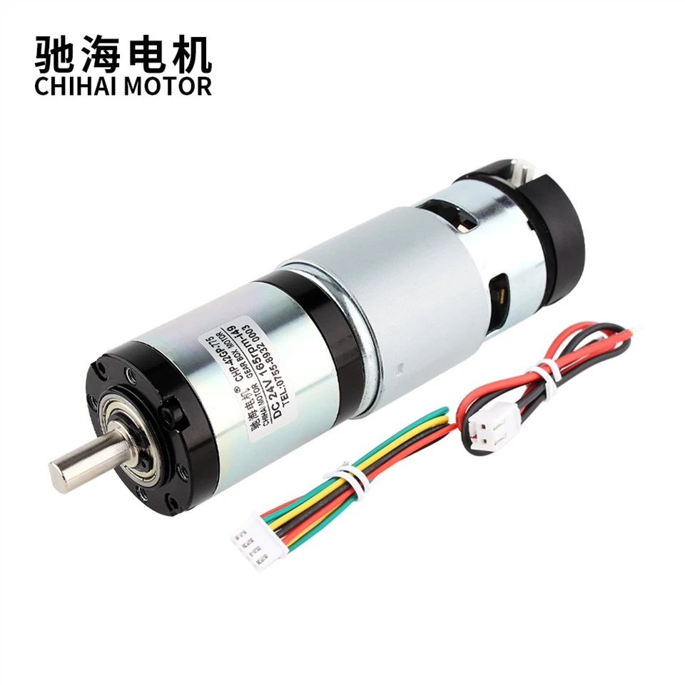 High Torque 42mm Planetray Gearbox With Encoder Motor