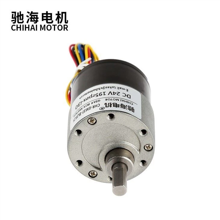 37mm BLDC 107rpm Gear Reduction Silent Brushless Motor
